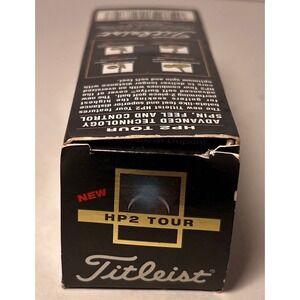 Titleist HP2 Tour Golf Balls 1 Sleeve 3 Balls New